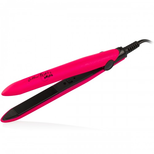 Mini piastra capelli Labor Gettin' Fluo da viaggio fucsia e verde - B378