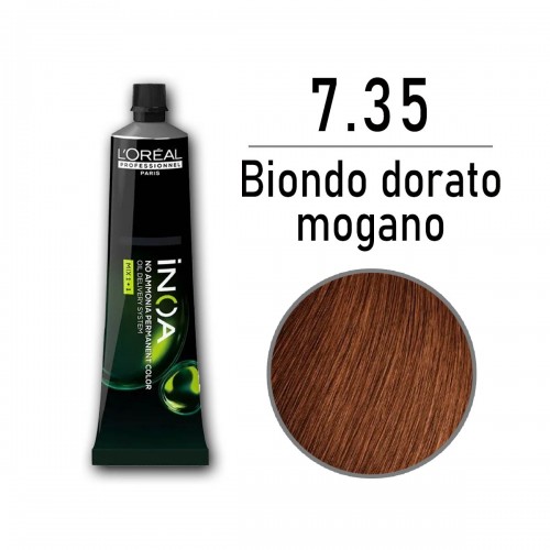 "Scopri L'Oreal Inoa: Tinta Capelli Biondo Dorato Mogano 7.35"