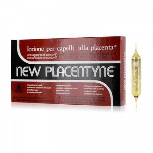 Trattamento New Placentyne lozione alla placenta rinforzante dei capelli da 12 fiale