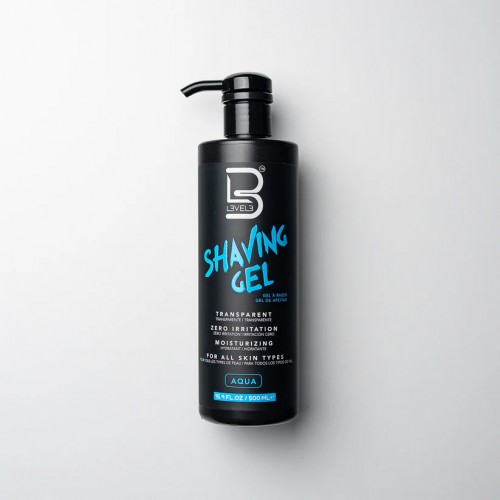 Gel rasatura L3v3l 3 Shaving Gel Aqua da 500 ml - LV3013