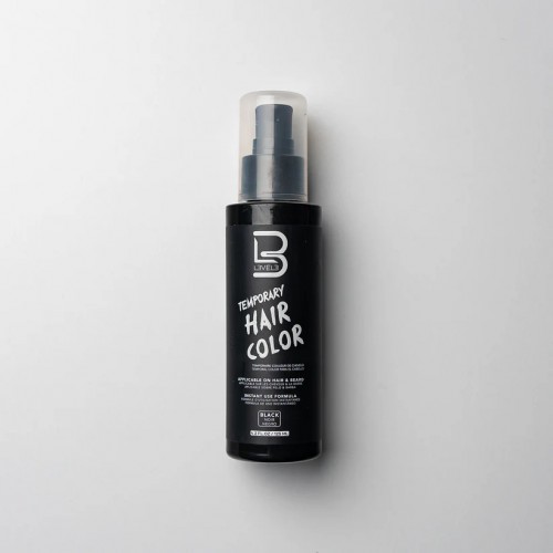 Colore temporaneo L3v3l 3 Temporary Hair Color Nero con pennello applicatore da 125 ml - LV3016