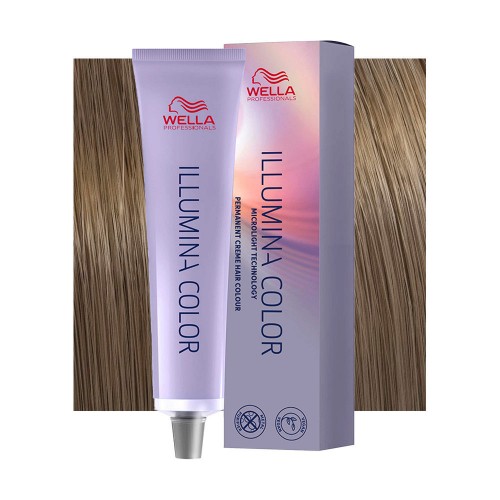 Tinta capelli Wella Illumina Color biondo chiaro cenere da 60 ml - 8/1