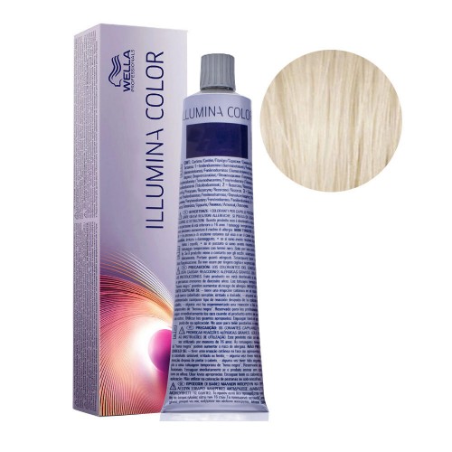 Tinta capelli Wella Illumina Color biondo platino cenere da 60 ml - 10/1