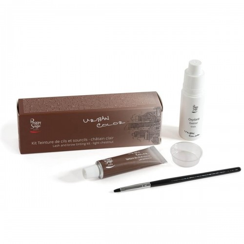 Kit tintura Peggy Sage Urban Color ciglia e sopracciglia castano chiaro da 4 pz - 138508