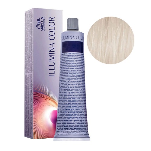 Tinta capelli Wella Illumina Color biondo platino violetto cendrè da 60 ml - 10/69