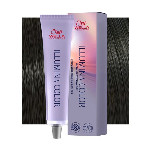 Tinta capelli Wella Illumina Color castano medio da 60 ml - 4/