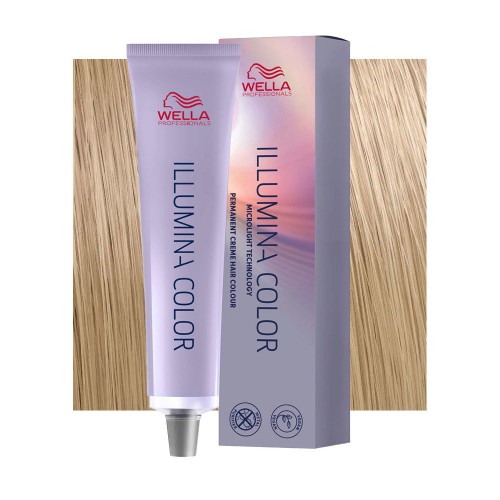 Tinta capelli Wella Illumina Color biondo chiaro dorato perla da 60 ml - 8/38