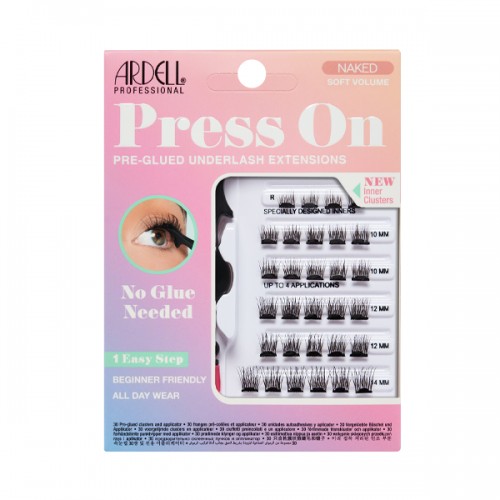 Ciglia finte Ardell Naked Press On: ciuffetti sotto