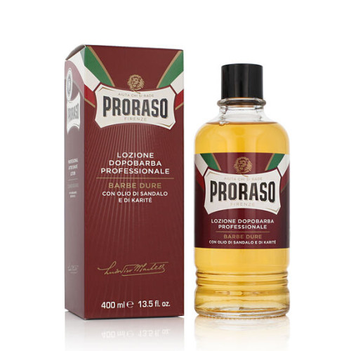 "Proraso Lozione Dopobarba 400ml: Barbe Dure, Olio Sandalo, Karitè"