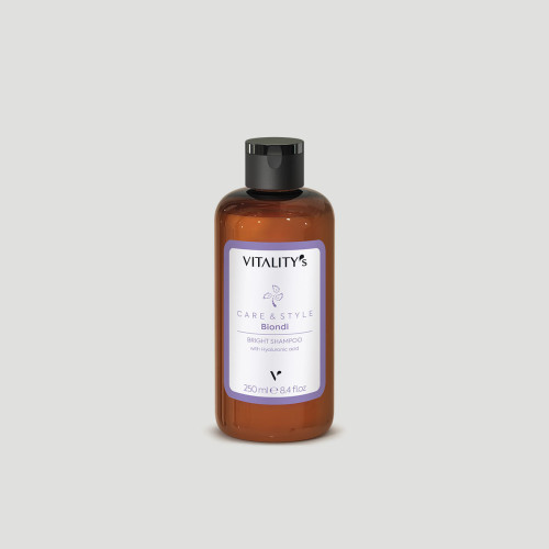 "Shampoo Vitality's C&S Biondi Bright: luminosità per capelli biondi 250ml"