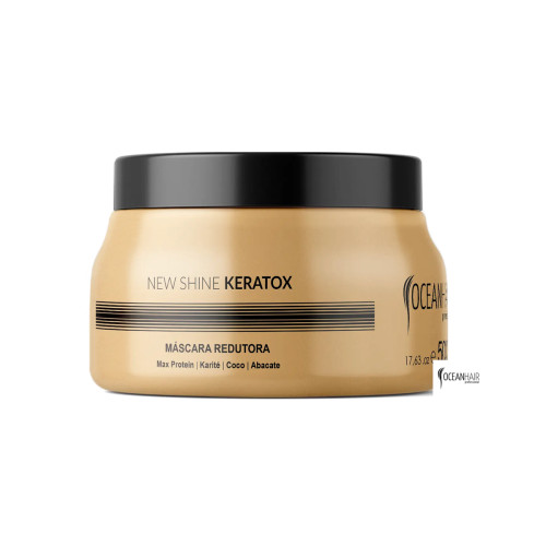 "Scopri la Maschera New Shine Keratox Hyaluronic di OceanHair 500gr"