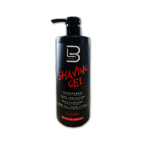 "Gel Rasatura L3vel3 Flame 500ml - LV3153, per una rasatura perfetta"