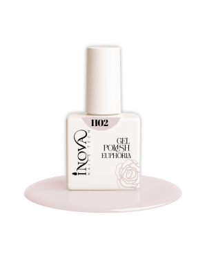 Semipermanente Inova Euphoria 1102 Rosa Nude Chiaro Flacone da 12 ml