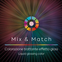 Mix & Match, colorazione trattante effetto gloss a pH acido